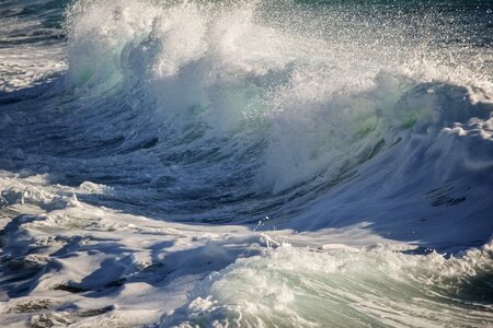 Nature ocean foam