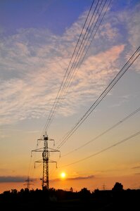 Power tower power line tower transmission tower photo