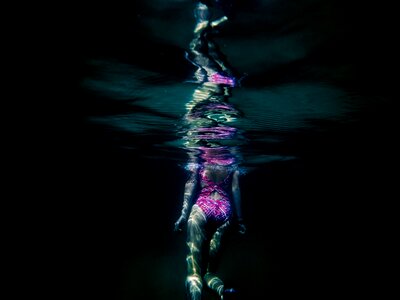 Sea girl woman