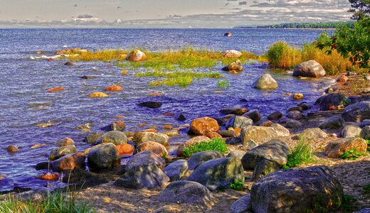 Sea coast beach