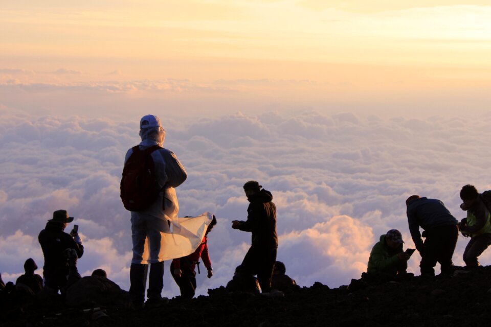 Sky summit ridge photo