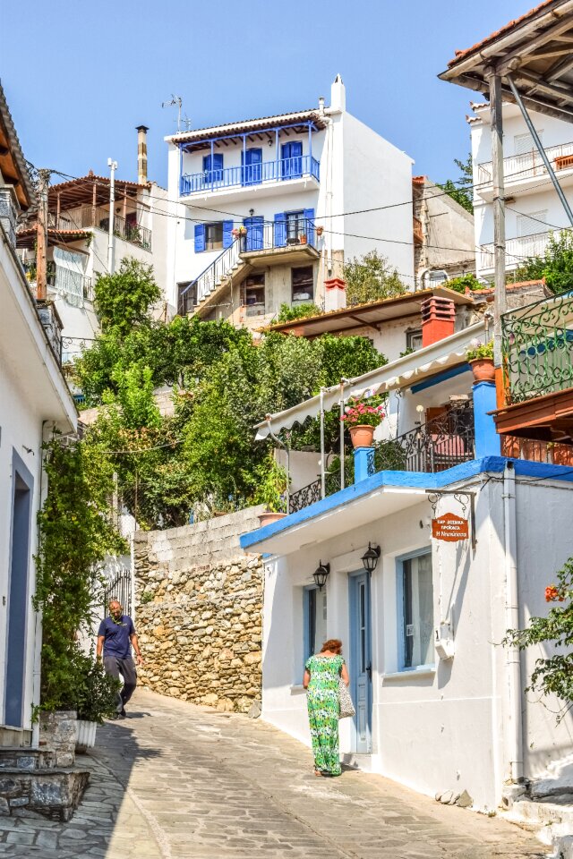 Village street houses