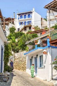 Village street houses