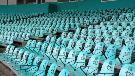 Chairs stadium seats photo