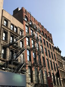 Old brownstone chinatown