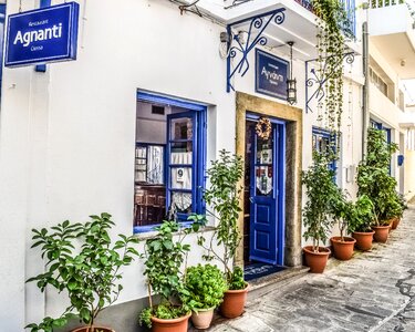Village street restaurant