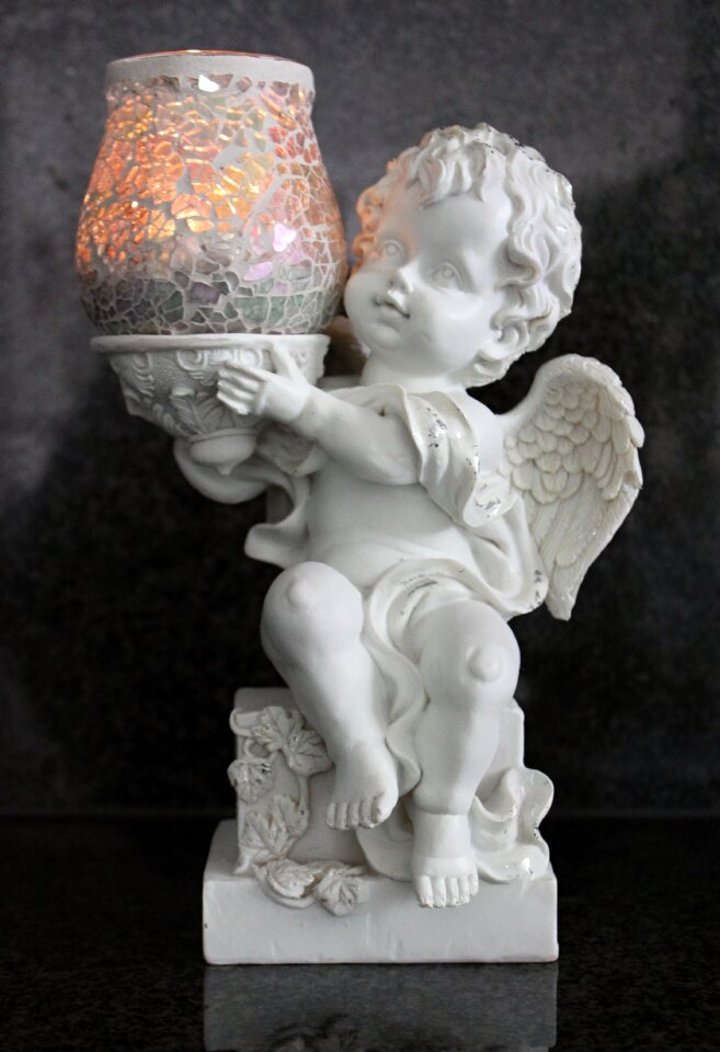Figure decoration angel wings