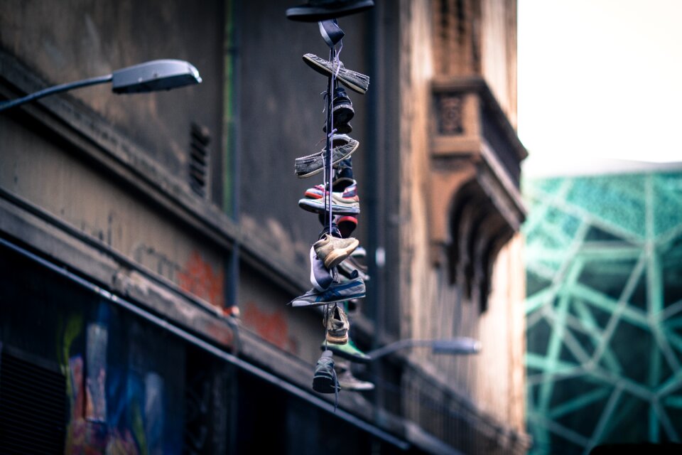 Stacked building lamp