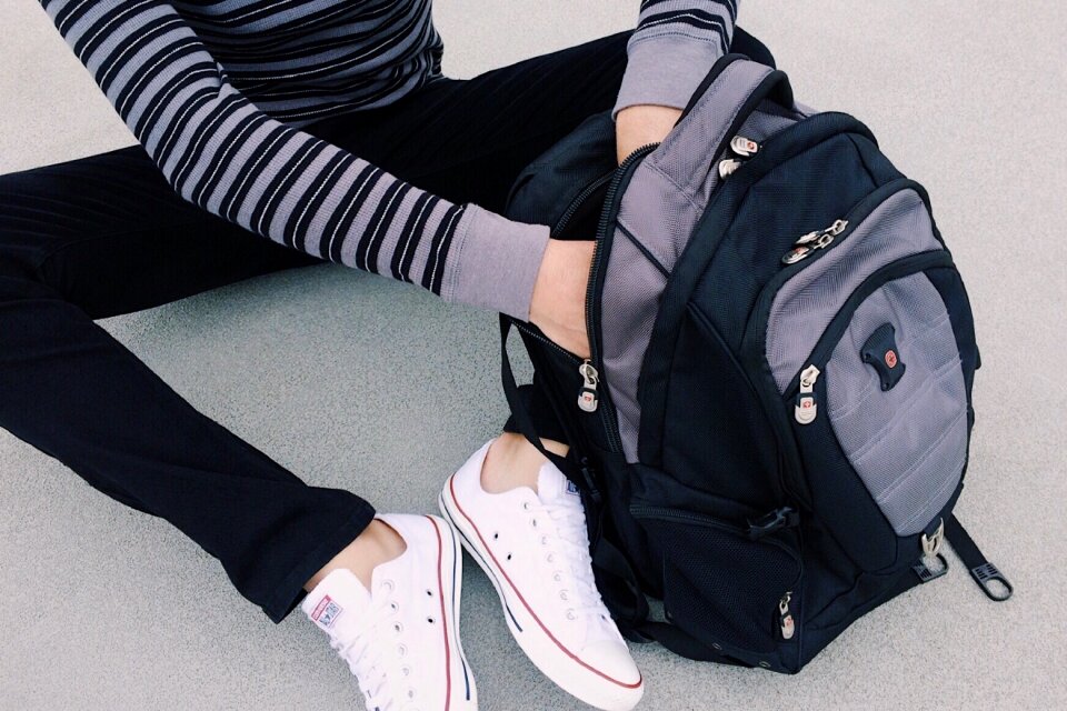 Backpack education teenager