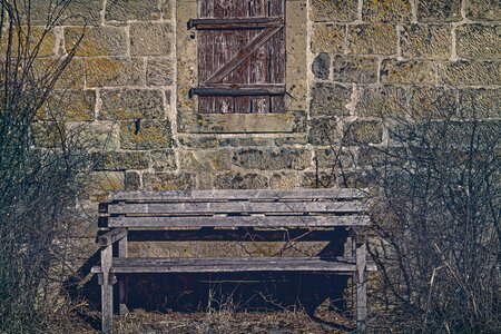 Facade old window