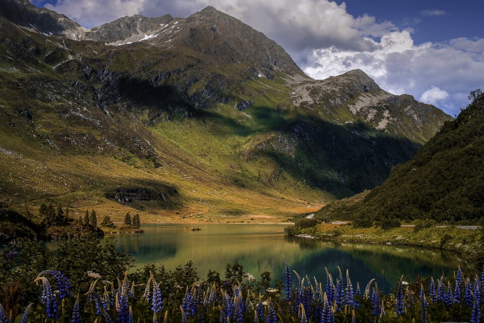 Camping mountains alpine