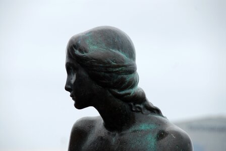 Bronze travel little mermaid photo