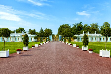 Peterhof park garden