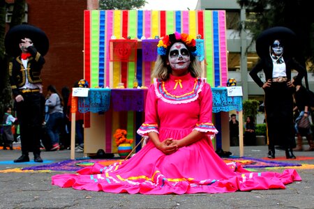Popular festivals color tradition photo