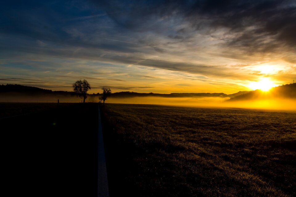 Nature morgenstimmung sun
