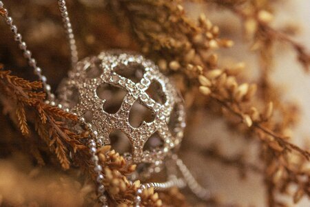 Pendant silver bright