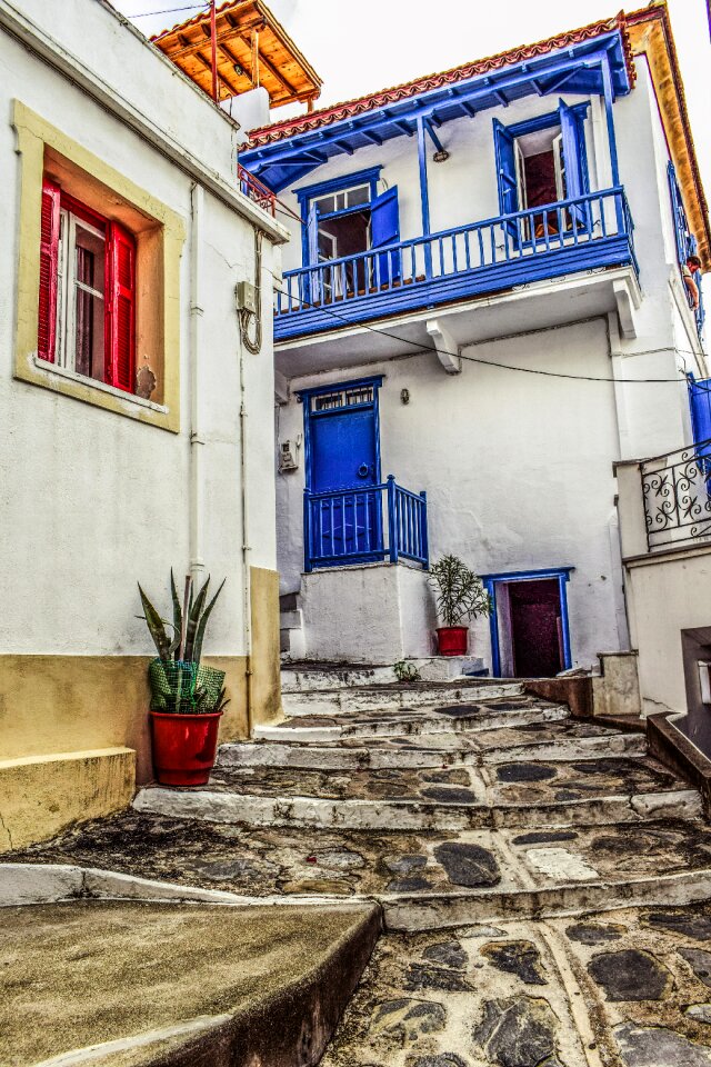 Village street alley