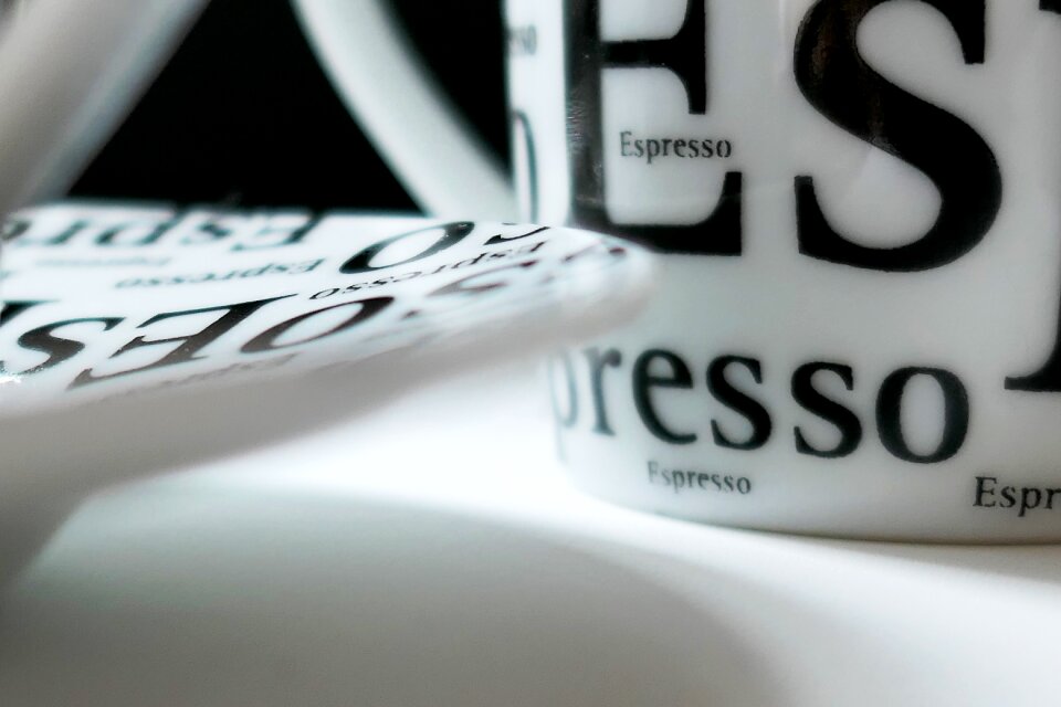 Coffee break coffee cup porcelain