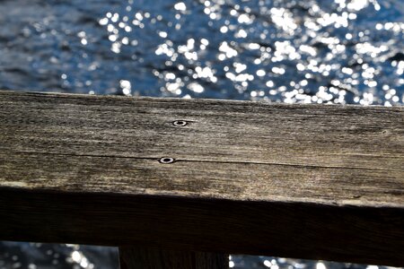 Lake nature bridge photo