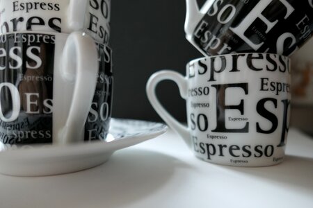 Coffee break coffee cup porcelain photo