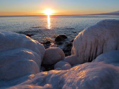 Coast sea surf photo