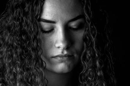 Beauty portrait of a woman portrait