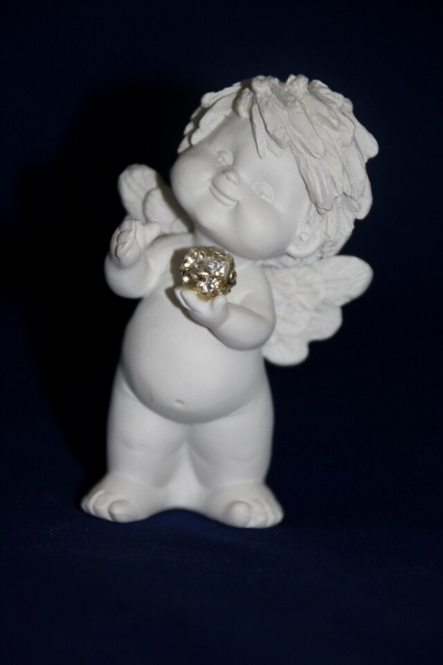 Figure decoration angel wings
