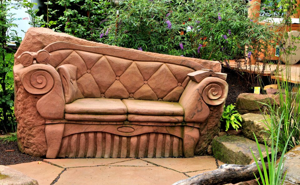 Wood stone sculpture