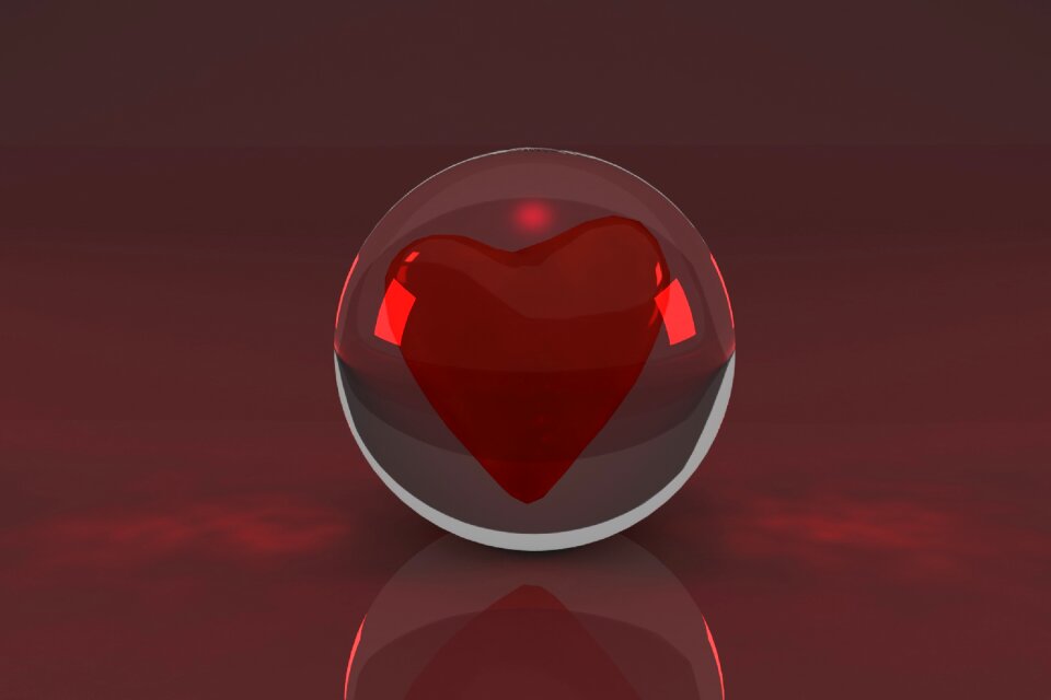 Bright symbol love