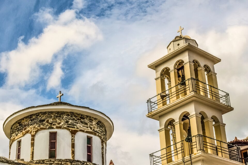 Architecture sky clouds