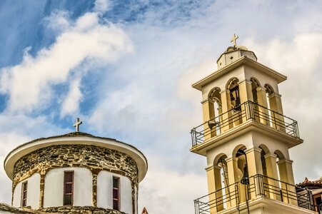 Architecture sky clouds photo