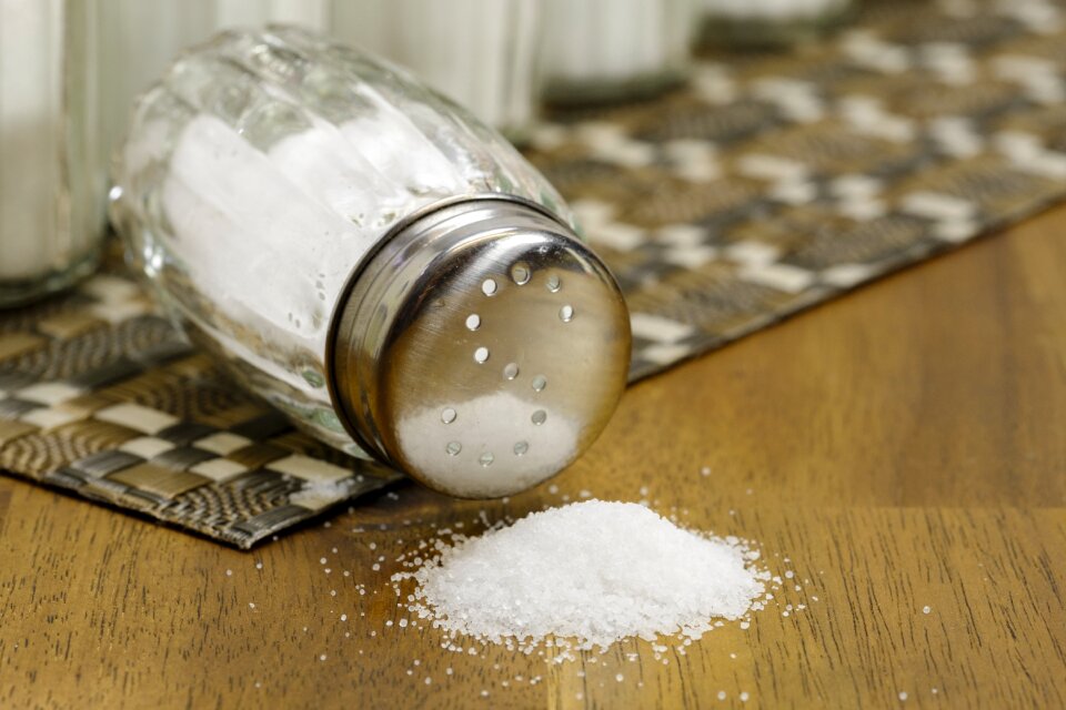 Cooking salt glass sodium chloride