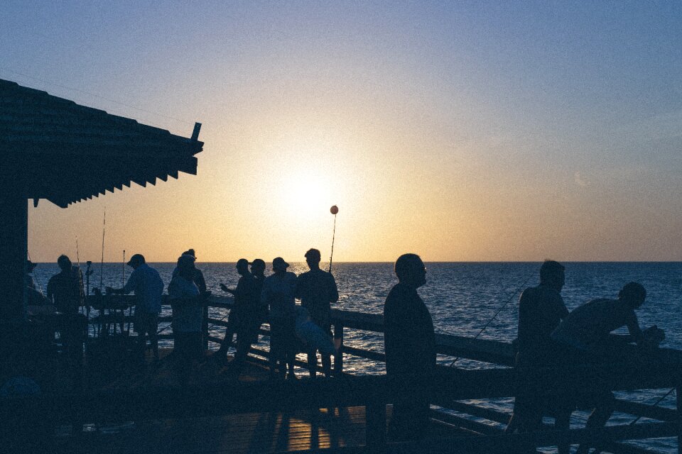 Sea sky horizon