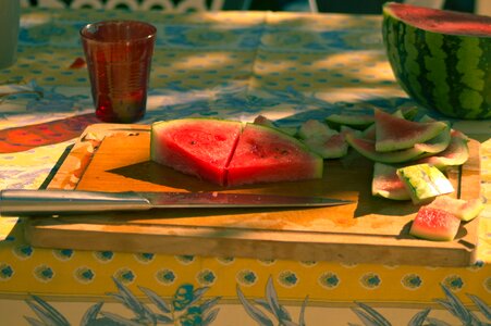 Green fruit watermelon