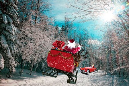 Festival gifts father christmas
