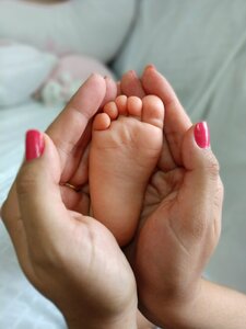 Child human newborn