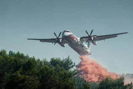 Canadair fire forest fire photo