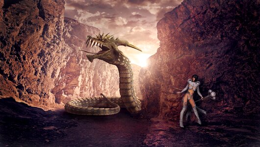Mythical creatures monster mystical photo