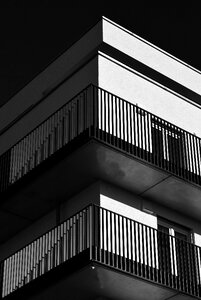 Architecture balcony white