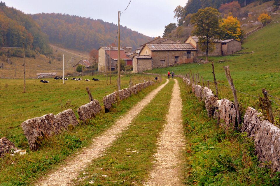 Borgo houses mountain