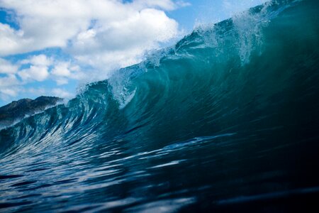 Ocean sea waves photo