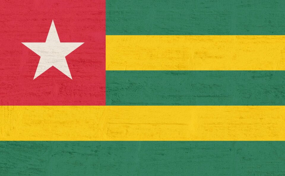 Togo flag Free photos