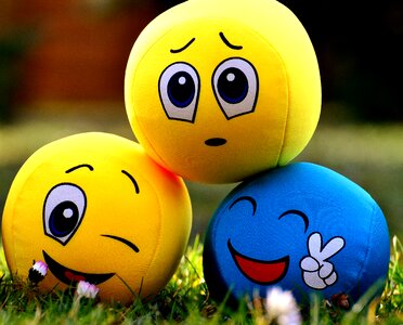 Funny cute smiley