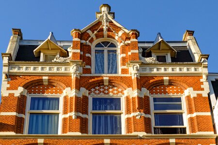 Brick architecture amsterdam photo
