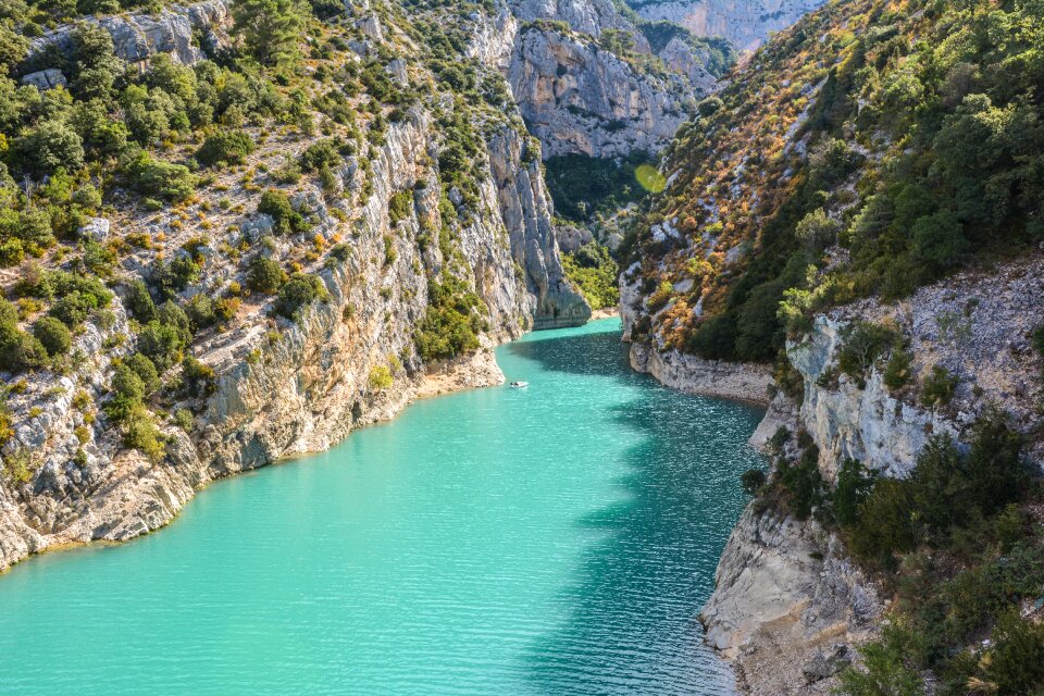 Lac de sainte-croix gorge canyon
