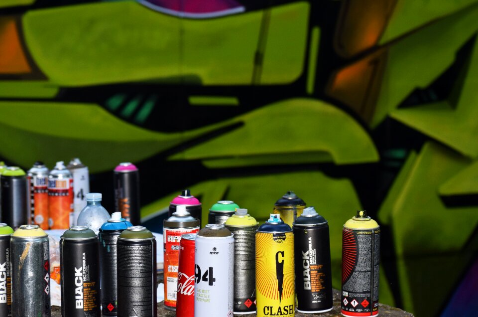 Bottle spray green bottle