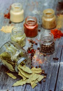 Cooking wooden pepper photo