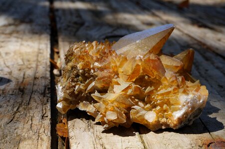 Stone crystal natural photo