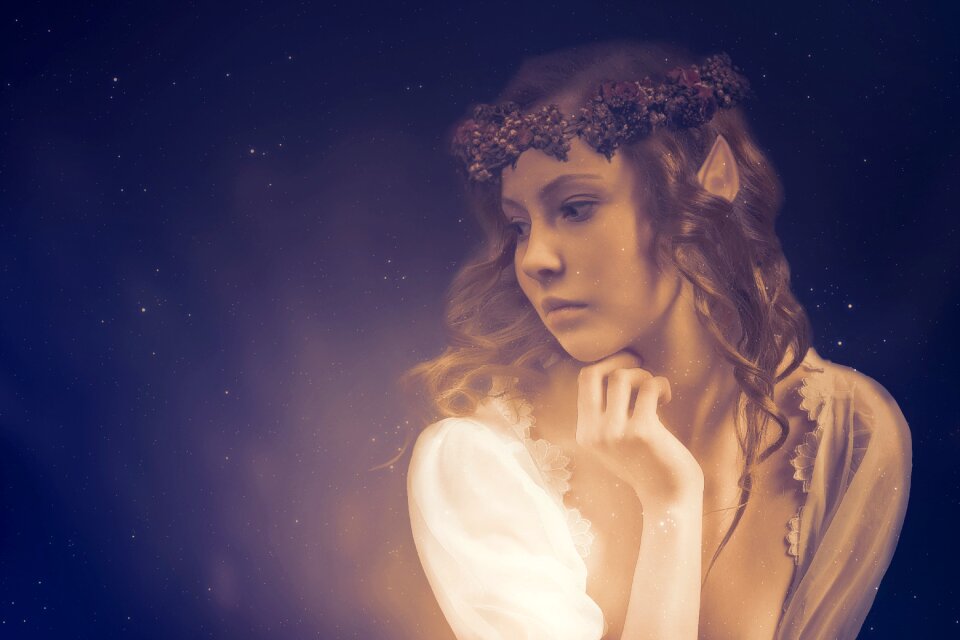 Sad dream thoughtful