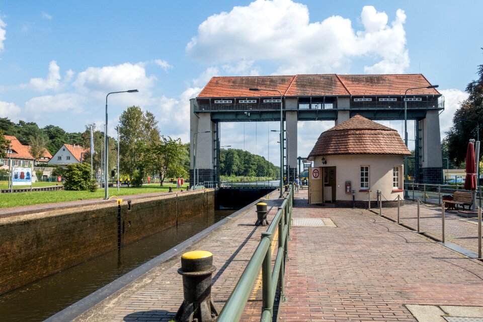 The teltow canal kleinmachnow the difference in height